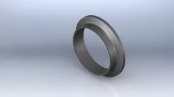 2" Short Sanitary butt weld ferrule