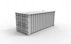 20 Foot ISO Shipping Container 3D model