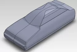 2000 VW Jetta Modelled Simplistically for CFX analysis. 