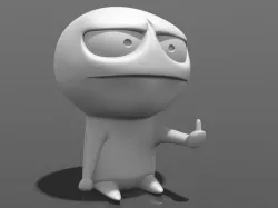 3D Printable - Screw You Low-poly  3D model