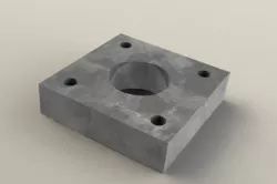 4 screw hole plate