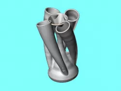 5 stem vase