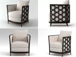 A-80 Barrel Lounge chair 3D model
