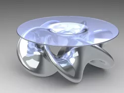 Abstract coffee table
