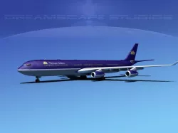 Airbus A340-600 Air Vietnam 3D model