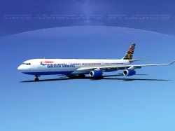 Airbus A340-600 British Airways 3D model