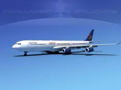 Airbus A340-600 Egypt Air 3D model