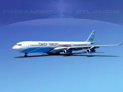 Airbus A340-600 Pacific Charter 3D model