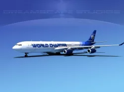 Airbus A340-600 World Charters 3D model