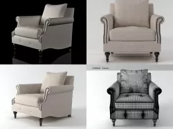 Angelica Armchair 3D model