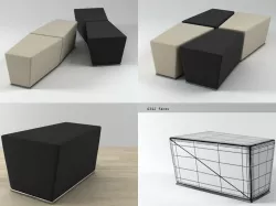Area pouf 3D model