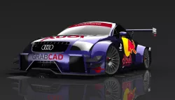 AUDI TT RS DTM Race car rendering
