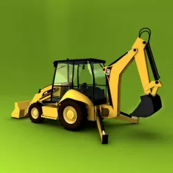 Backhoe Loader 416E 3D model