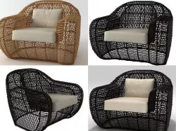 Balou Armchair 3D model