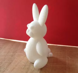 Because I Give A Shit Bunny The perfect gift 3D model