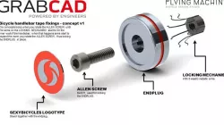 Bicycle Handlebar Tape Fixings - Concept v1