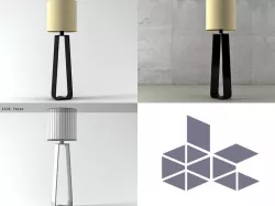 Bocca Floor Lamp 3D model