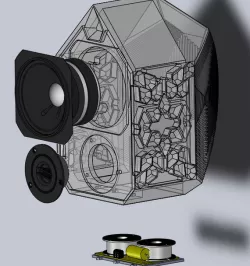 Box of loudspeakers