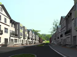 Buildings with Blocks Designs 3D model