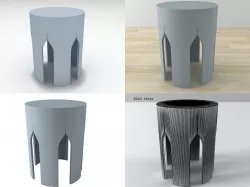 Cale and Brady 3D model