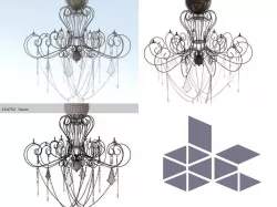 Caprice Deco lamp 3D model