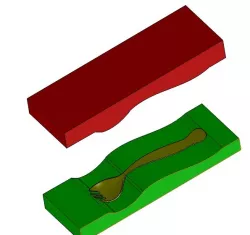 Cavidades Molde Cuchara