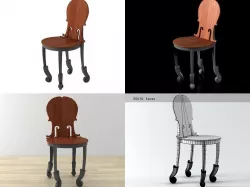Cello 3D model