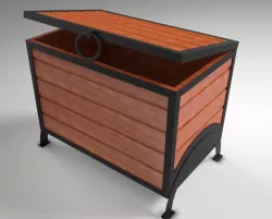 Chest for a firewood