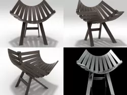 Clip Chair 3D model