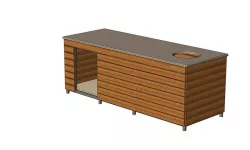 Combo Kennel / Outside table