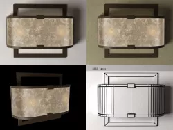 Coupe Wall Lamp 3D model
