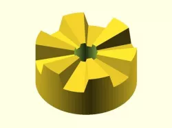 Customizable Hirth Joint (vertex version) (library)