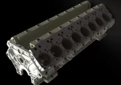 Engine V16 - Crank case