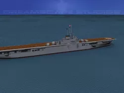 Essex Class Aircraft Carrier CV-13 USS Franklin 3D model