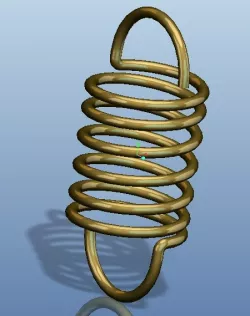 Extension Spring variable pitch