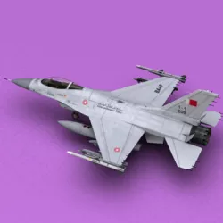 F-16 RBAF 3D model