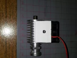 Fan mount geeetech metal extruder