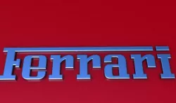 Ferrari Word Metal Badge