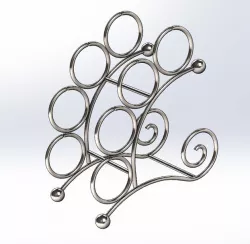 Four Bottle Wine Rack