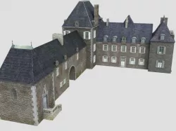 French XVIIIth century manor 3D model