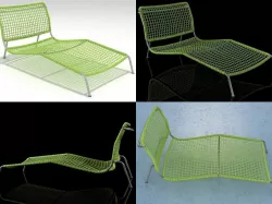 Frog Chaise 3D model