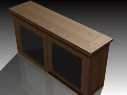 furniture - sliding door bookcase