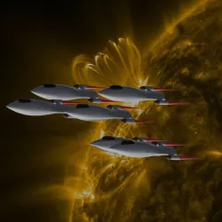 futureistic spaceship