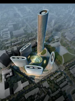 Futuristic Cityscape 464 3D Models 3D model