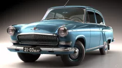 GAZ Volga 21 3rd series 1962 3D model