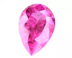 gem stone pear cut