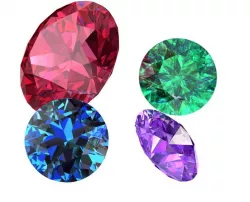 Gem stone round