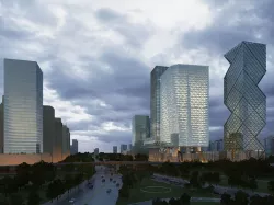 Glass Skyscrapers Cityscape 358 3D Models 3D model