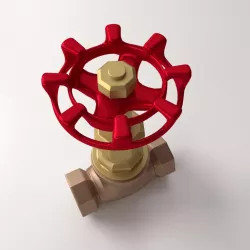 Globe Valve 3D model