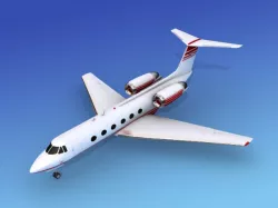 Grumman Gulfstream IV V02 3D model